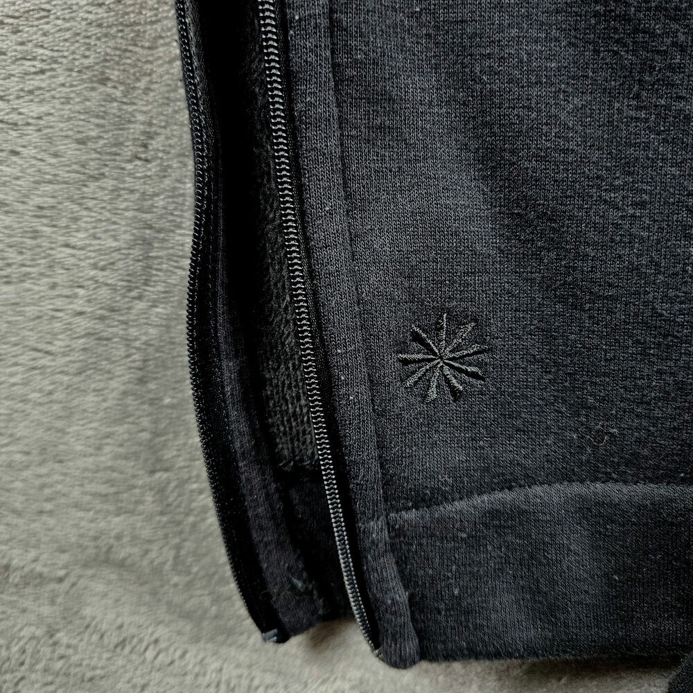 Athleta Cozy Karma M Black High Rise Zip Ankle Jogger Pants Athleisure Travel - Picture 7 of 11